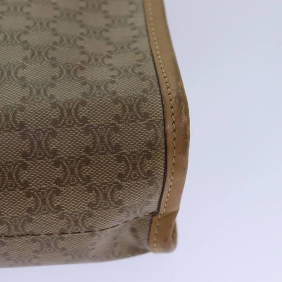 CELINE Macadam Canvas Clutch Bag Beige Auth ar12311 - Picture 8 of 16